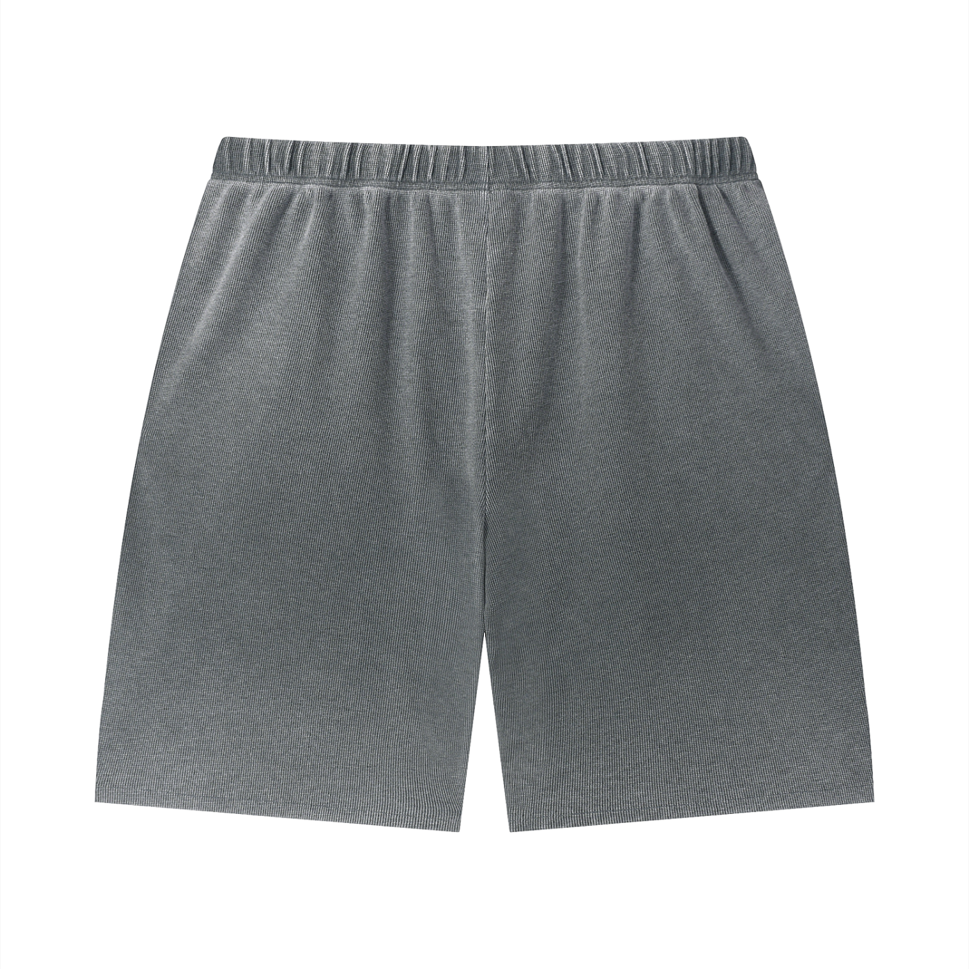 Short unisexe délavé Sunfade en tissu gaufré à ourlet brut