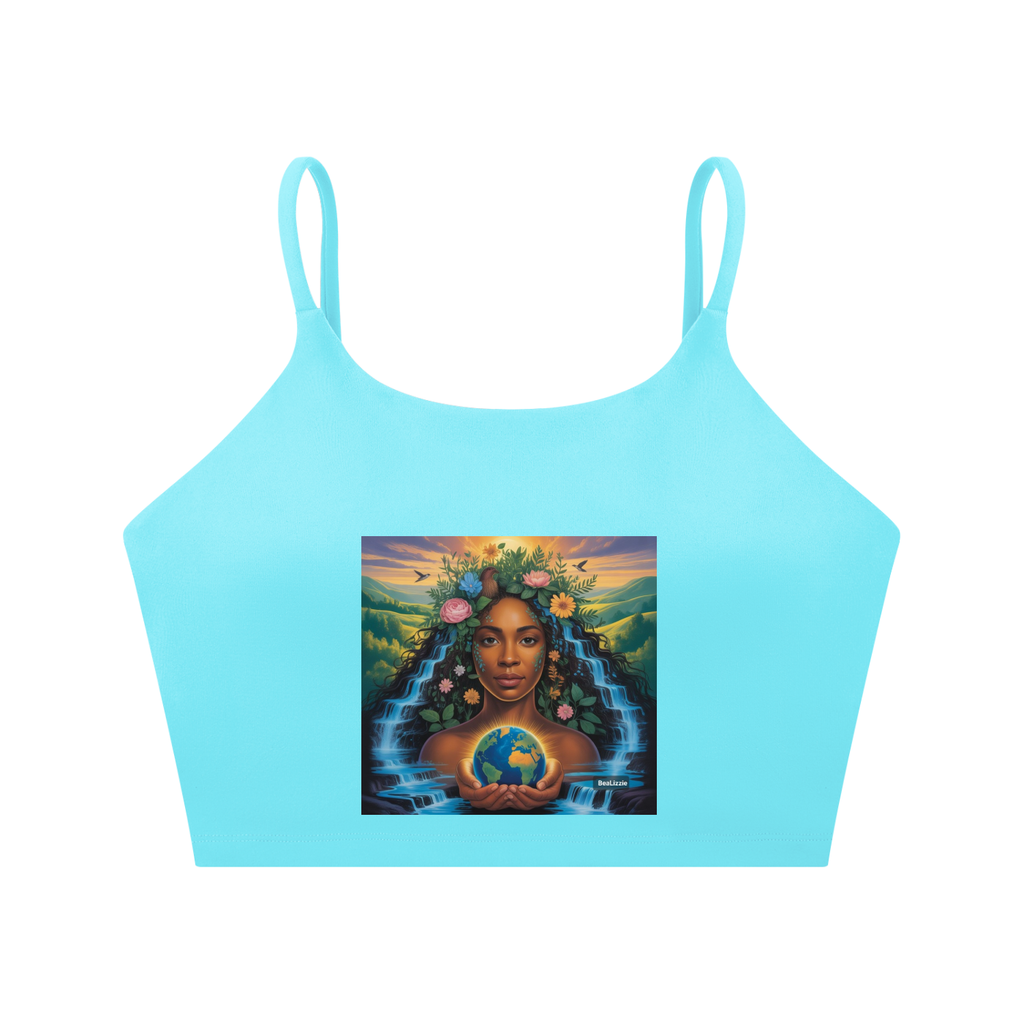 Spaghetti Strap Yoga Sports Bra