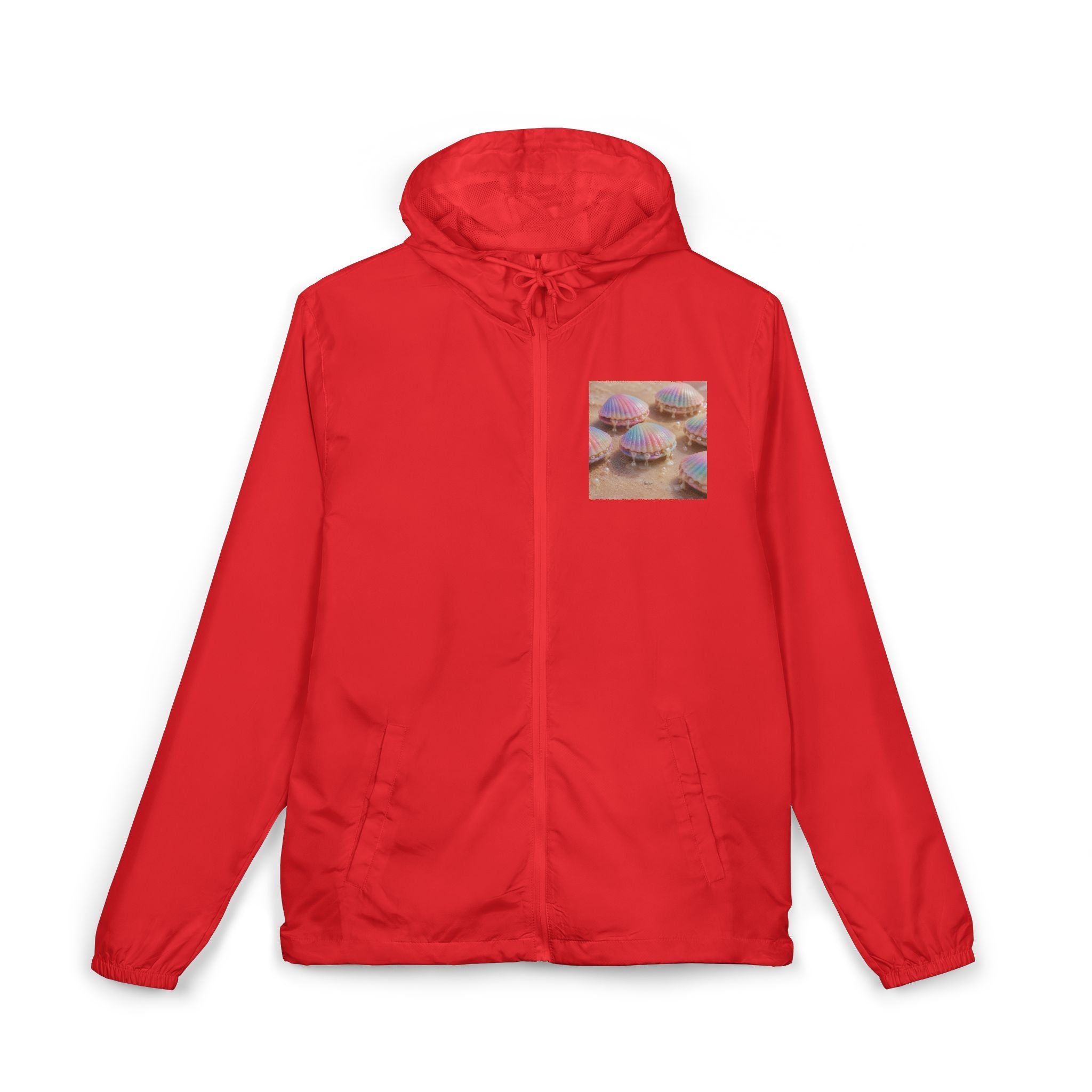 Donut Squad Windbreaker Jacket — Cute Pastel Donut Pocket Print