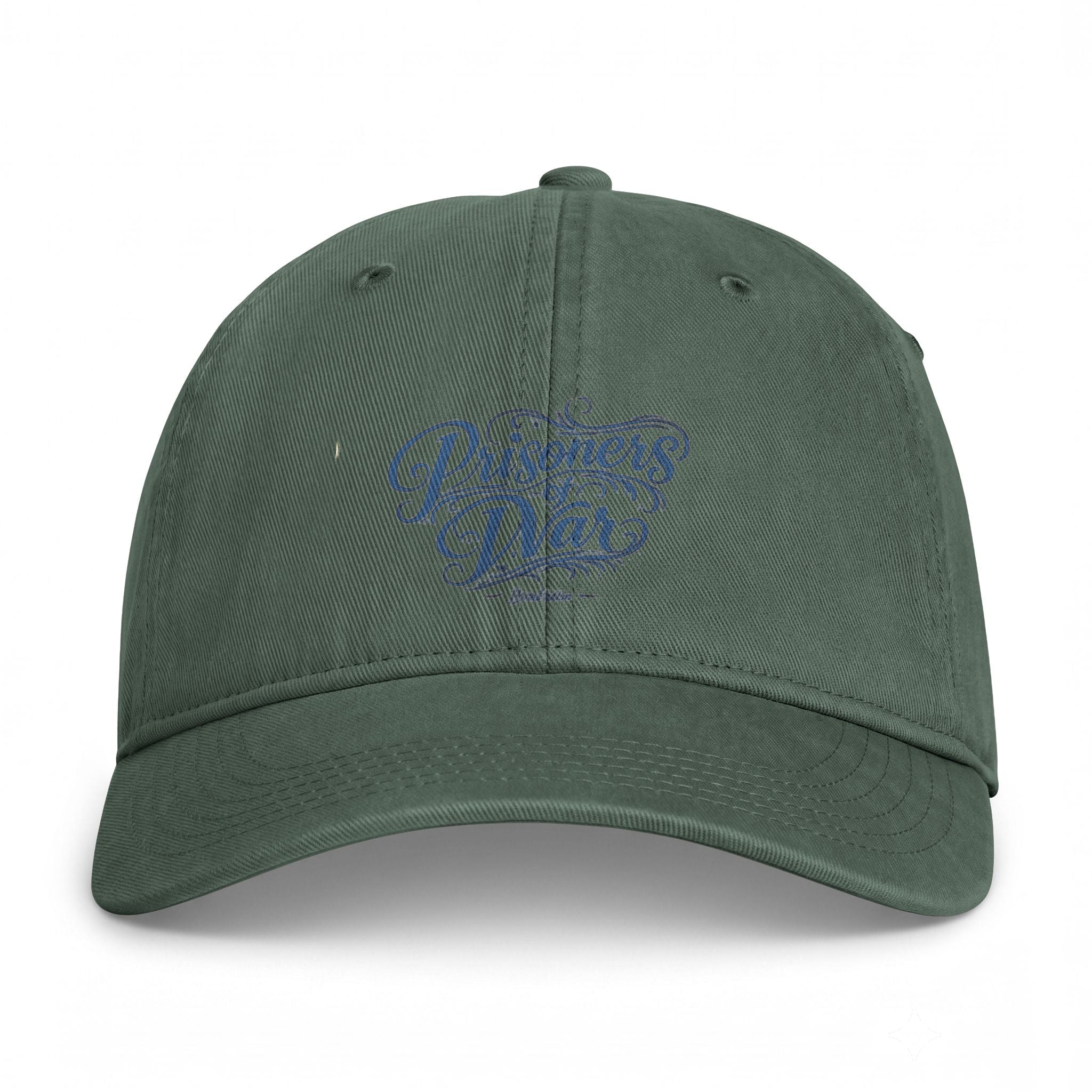 Washed Coastal Cap — Vintage 'Bathers Delight' Embroidered Baseball Hat
