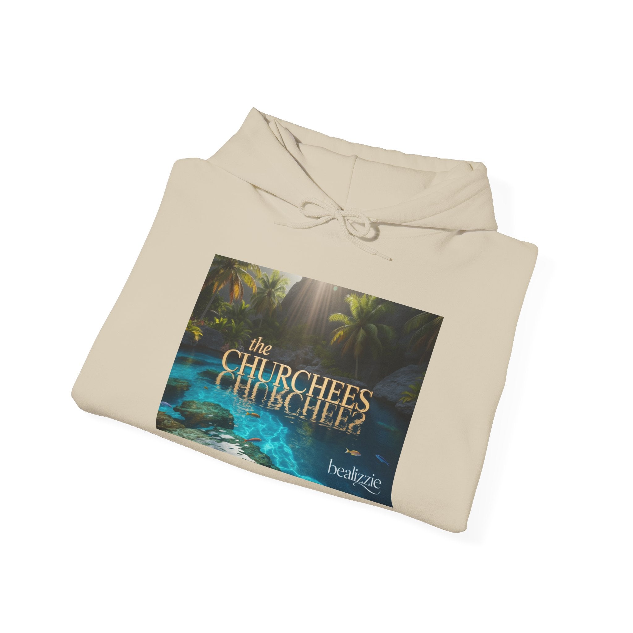 Hoodie — The Churchbees Tropical Night Graphic Hoodie