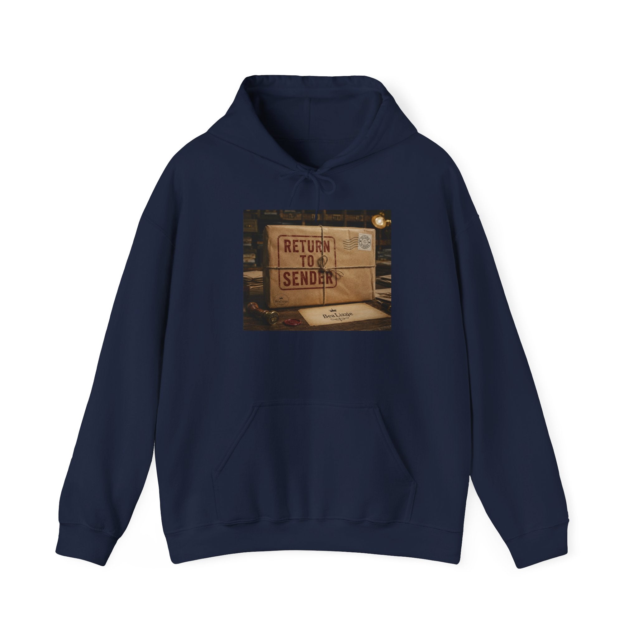 Return to Sender Hoodie – Vintage Postal Box Graphic