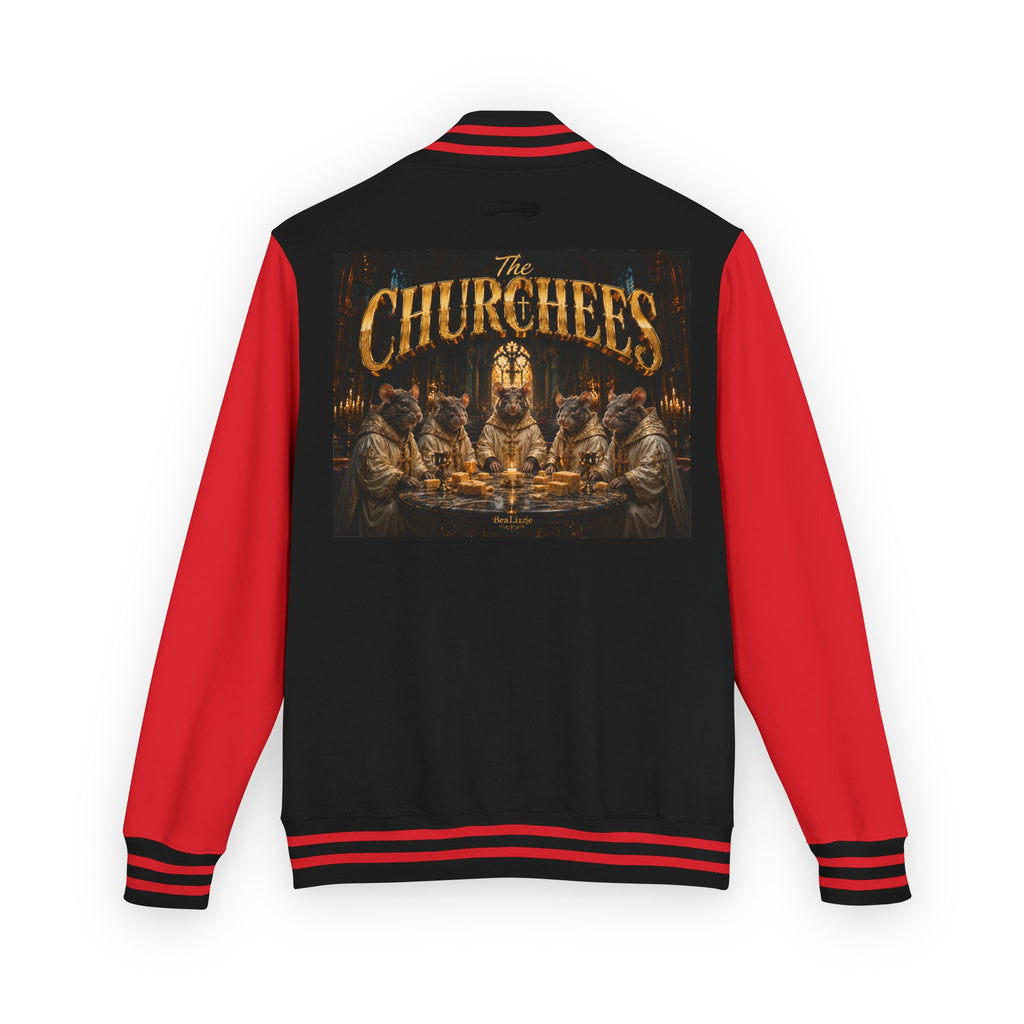 Letterman Jacket — 'The Churchees' Vintage Horror Band Varsity Jacket