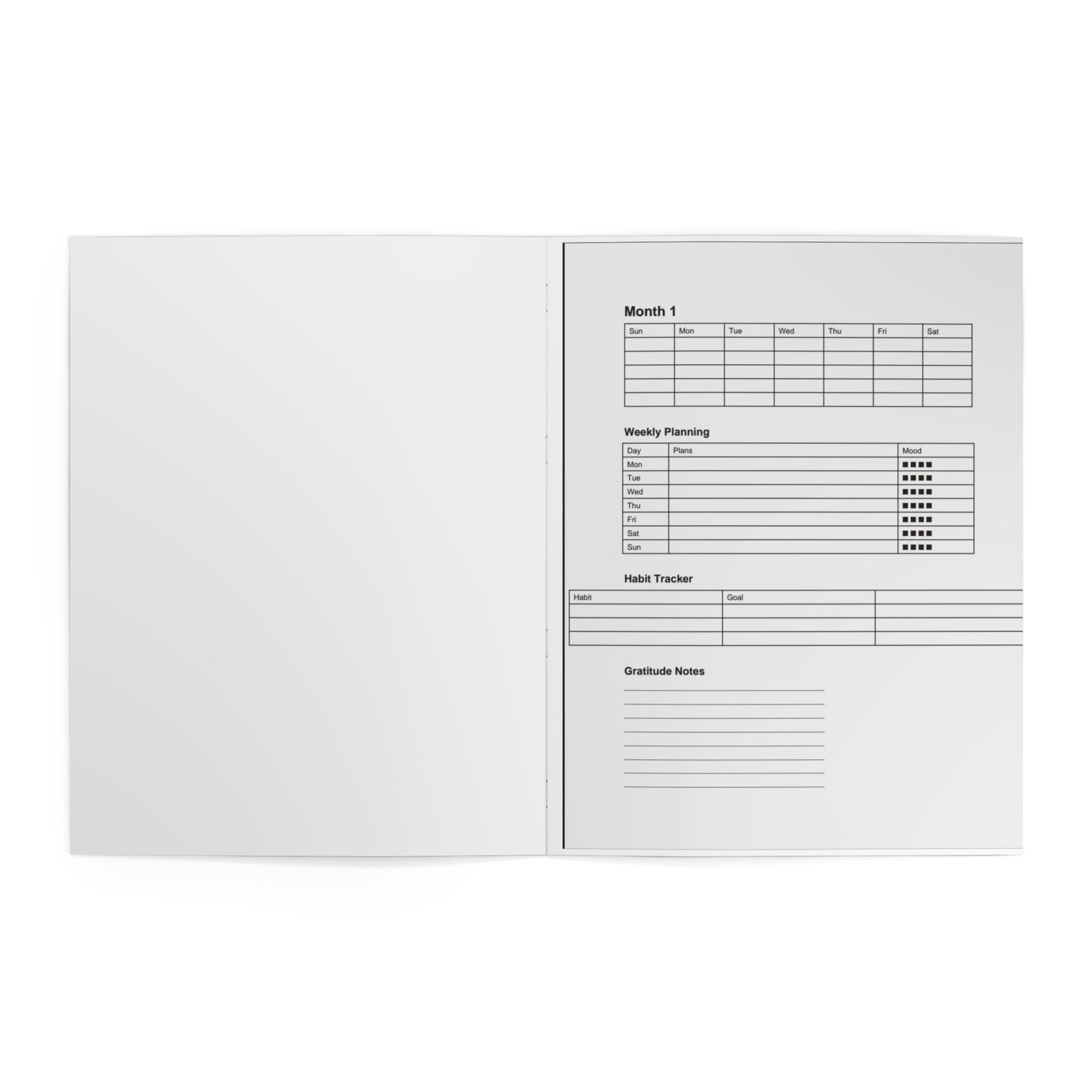 The Fluff, The Fur, and The Feathers Moody Planner  Book