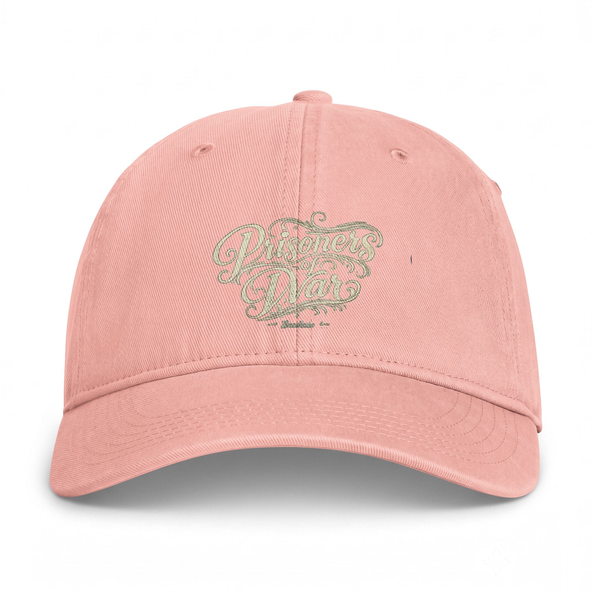 Washed Coastal Cap — Vintage Script Beach Hat