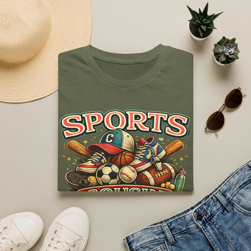 Sports Cousin T-Shirt — Retro Multi-Sport Graphic Tee