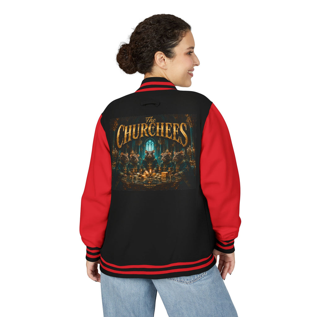 Letterman Jacket — "The Churchees" Retro Band Varsity Jacket