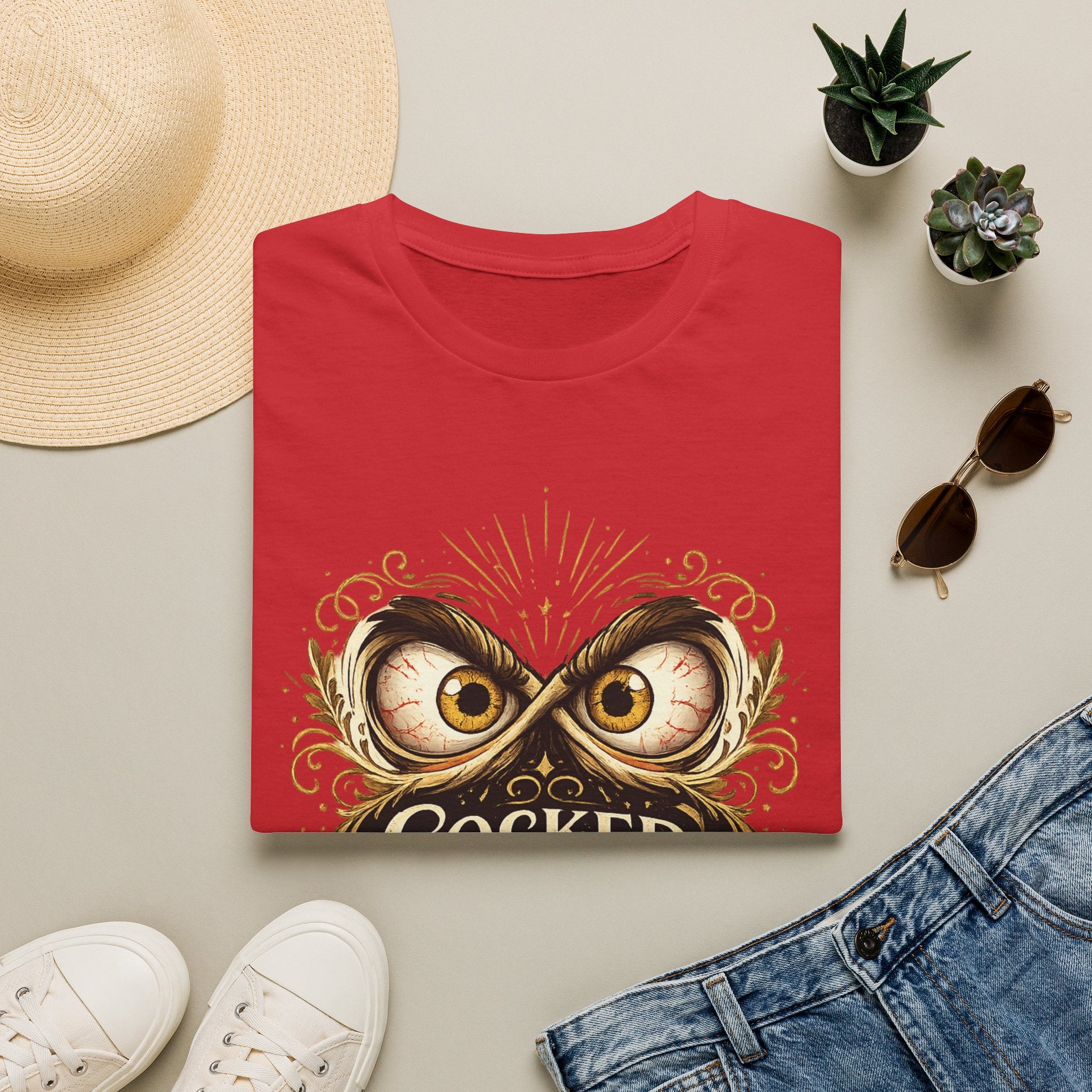 T-Shirt — "Cocked Like a Pistol" Owl Graphic Tee