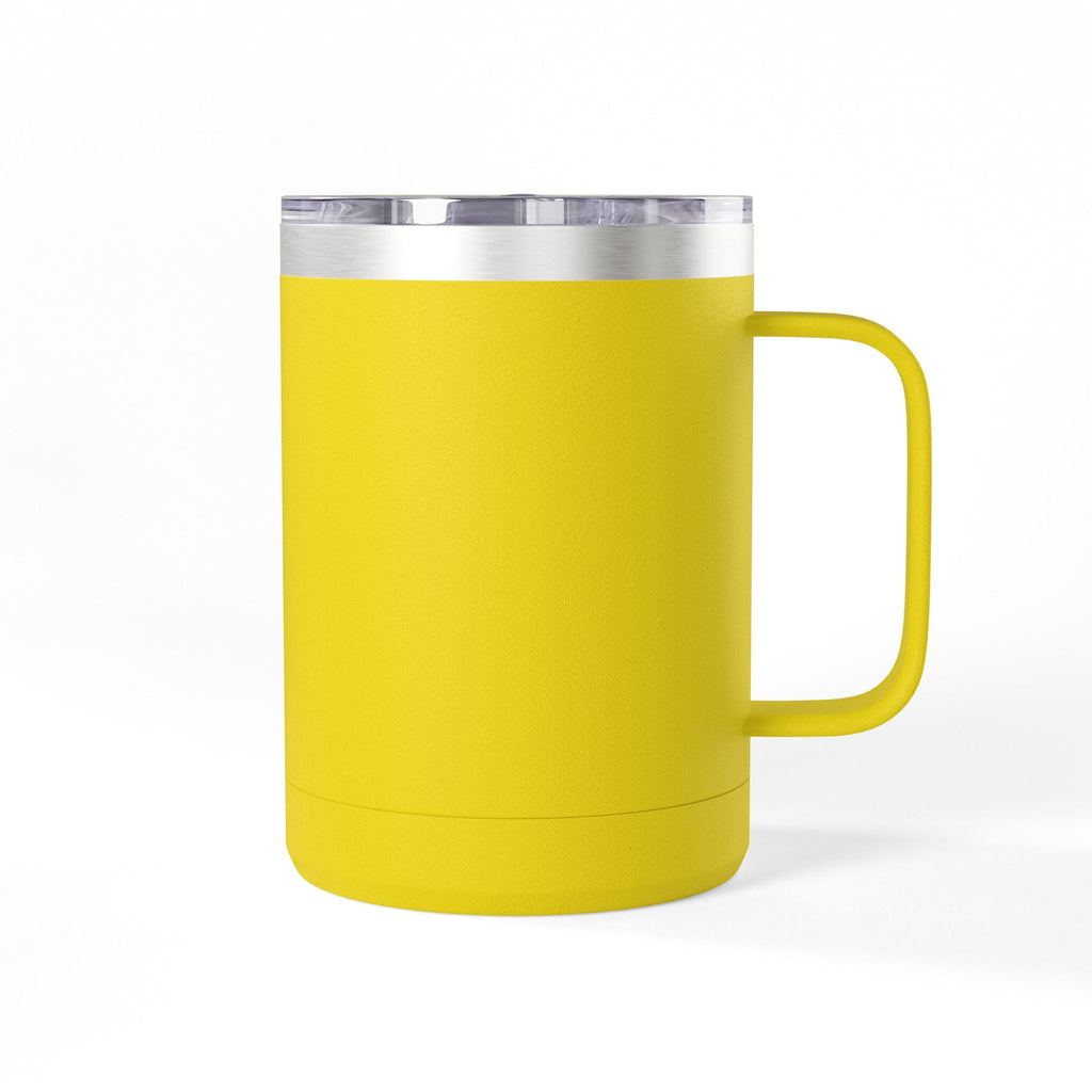 15oz Travel Mug — Purple Floral Anchor