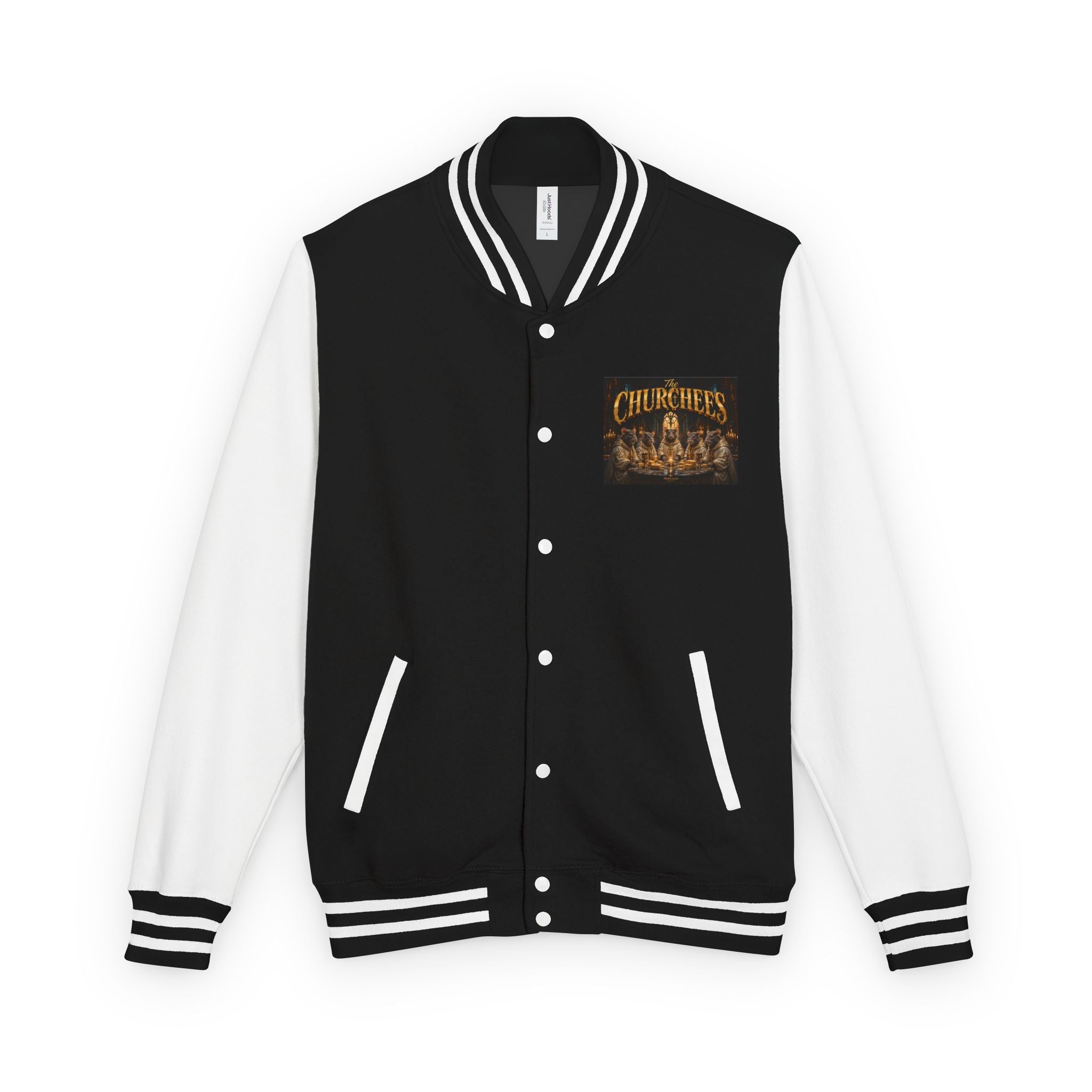 Letterman Jacket — 'The Churchees' Vintage Horror Band Varsity Jacket