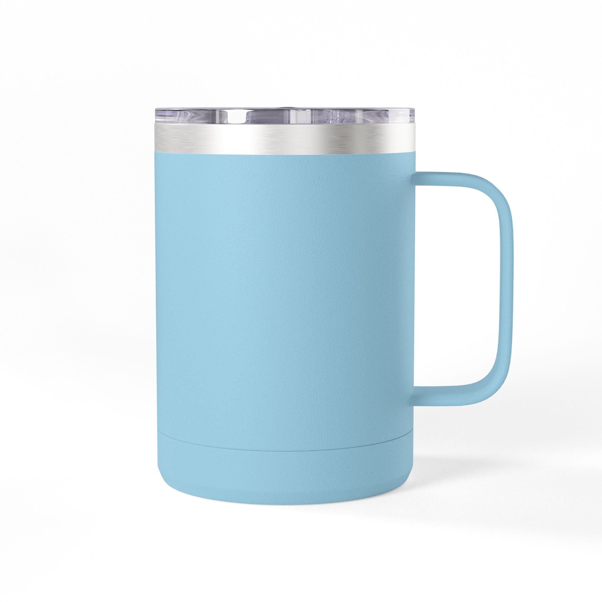 15oz Travel Mug — Purple Floral Anchor
