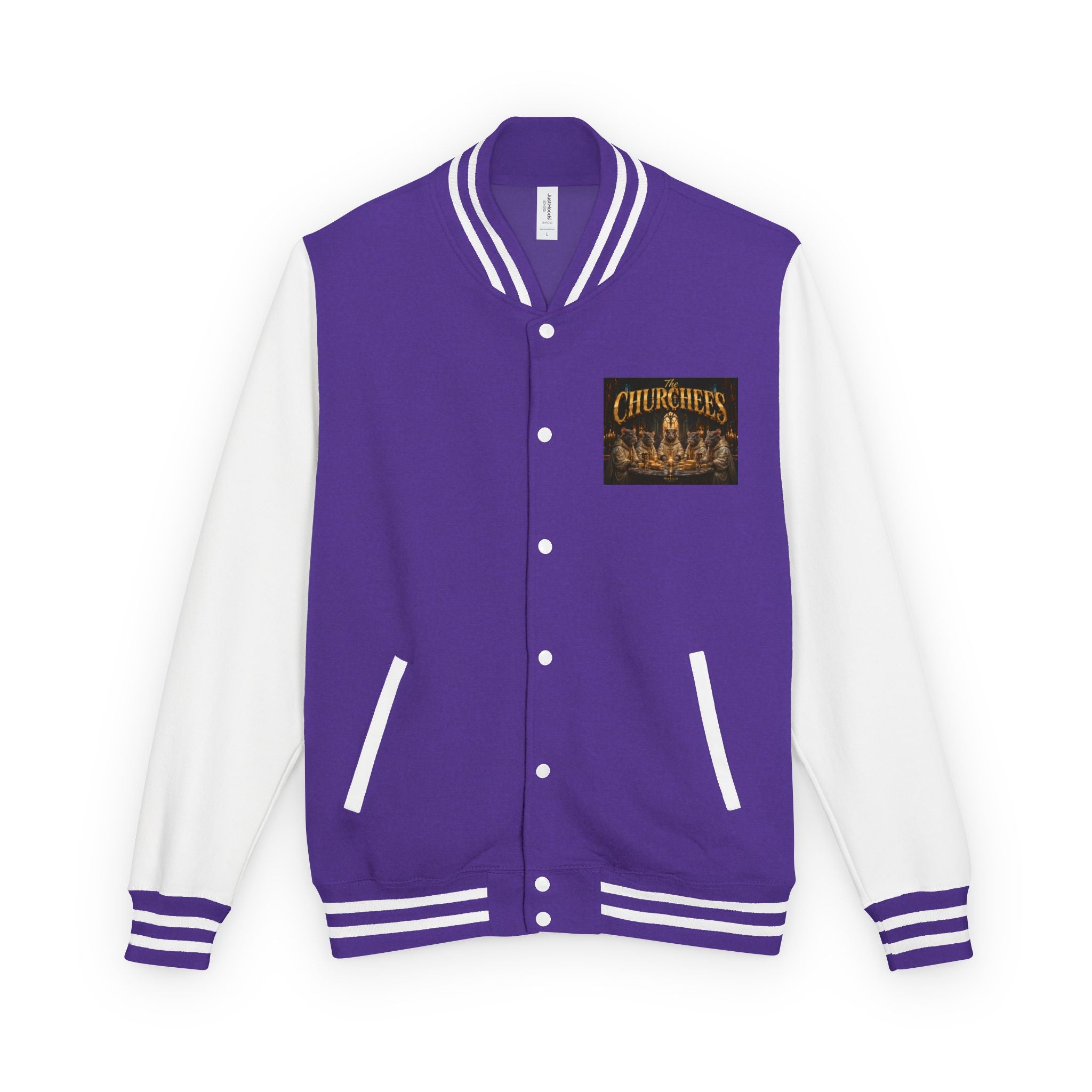 Letterman Jacket — 'The Churchees' Vintage Horror Band Varsity Jacket