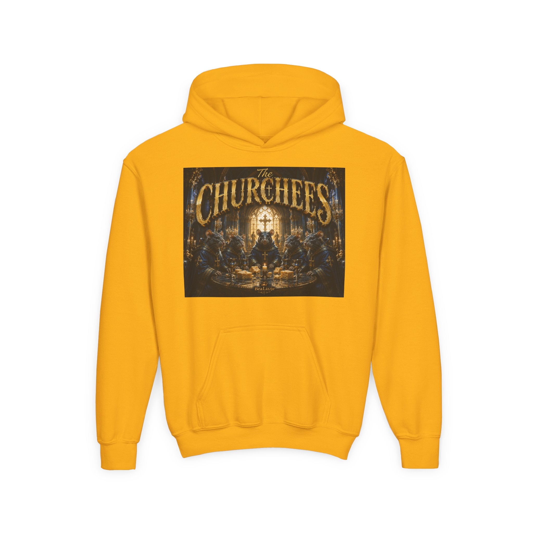 Youth Hoodie — 'CHURCHEES' Graphic Sweatshirt