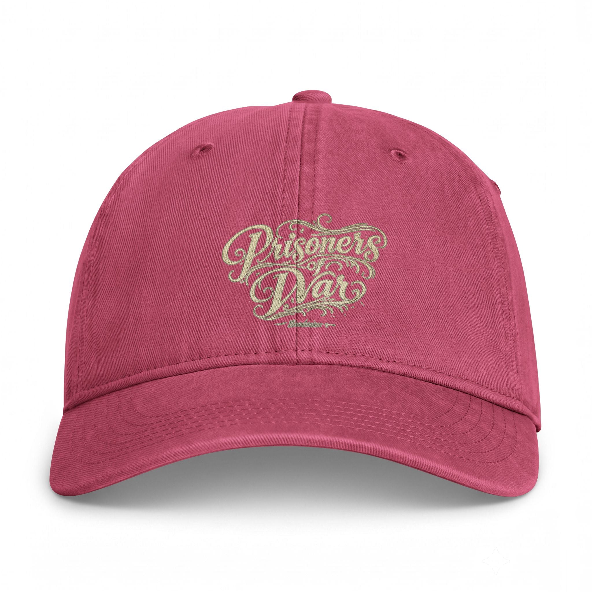 Coastal Washed Cap — Vintage Script Beach Dad Hat