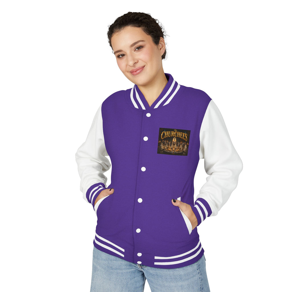Letterman Jacket — 'The Churchees' Vintage Horror Band Varsity Jacket