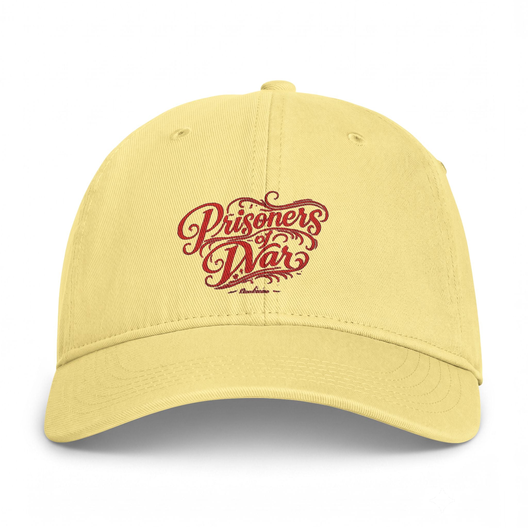 Washed Baseball Cap — "Endless Days" Coastal Retro Script Embroidered Hat