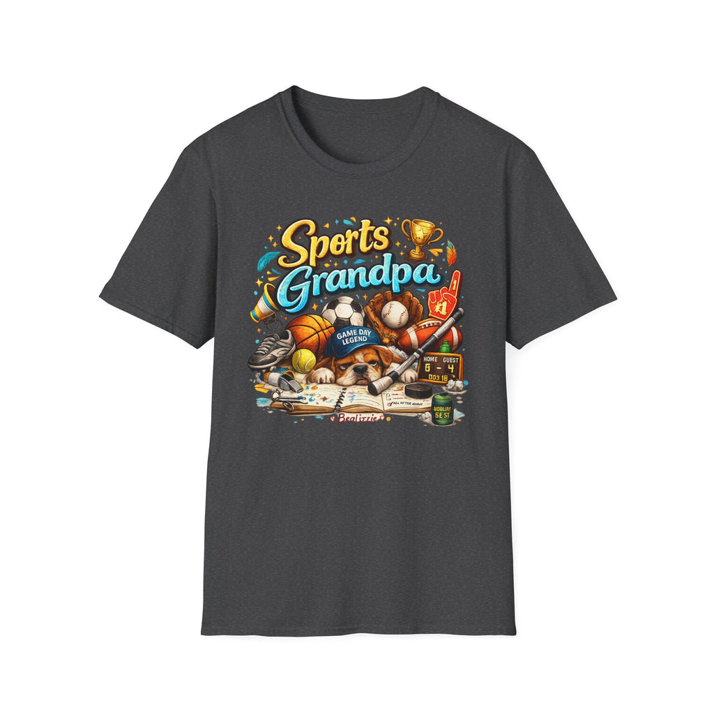 Sports Grandpa T-Shirt — Vintage Trophy & Game Day Legends Tee for Grandfathers