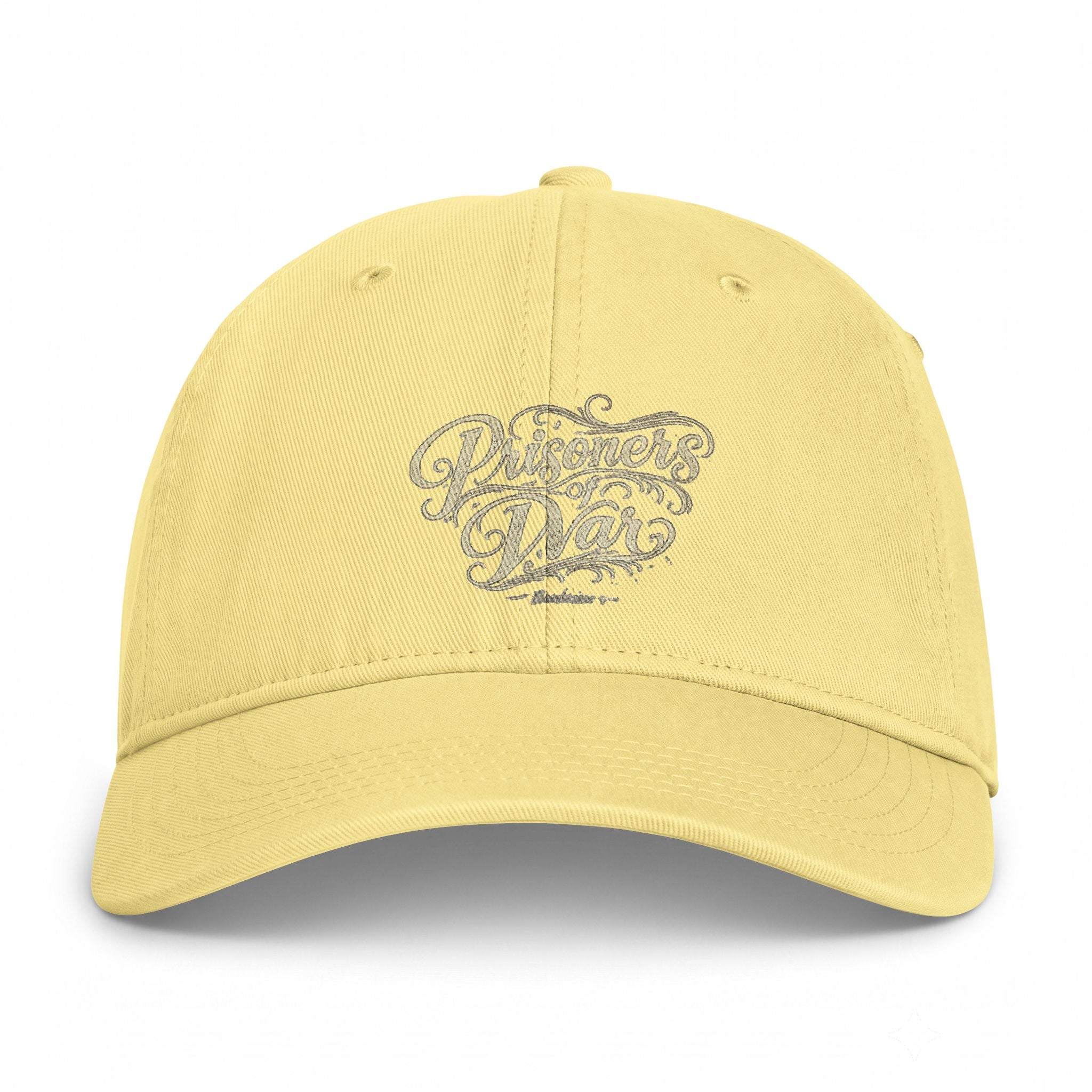 Coastal Washed Cap — Vintage Script Beach Dad Hat