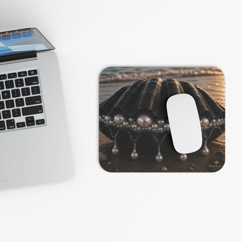 Seashell Pearl Beach Mouse Pad