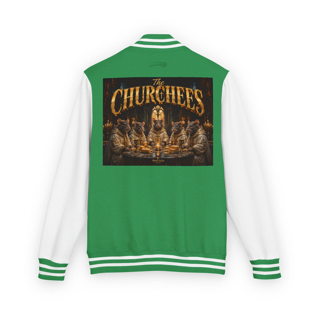 Letterman Jacket — 'The Churchees' Vintage Horror Band Varsity Jacket