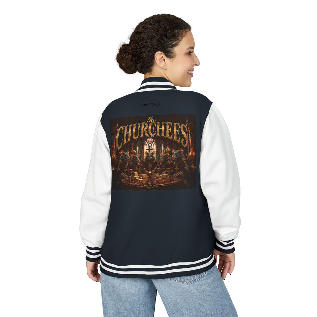 Letterman Jacket — The Churchees Vintage Band Logo Varsity Jacket