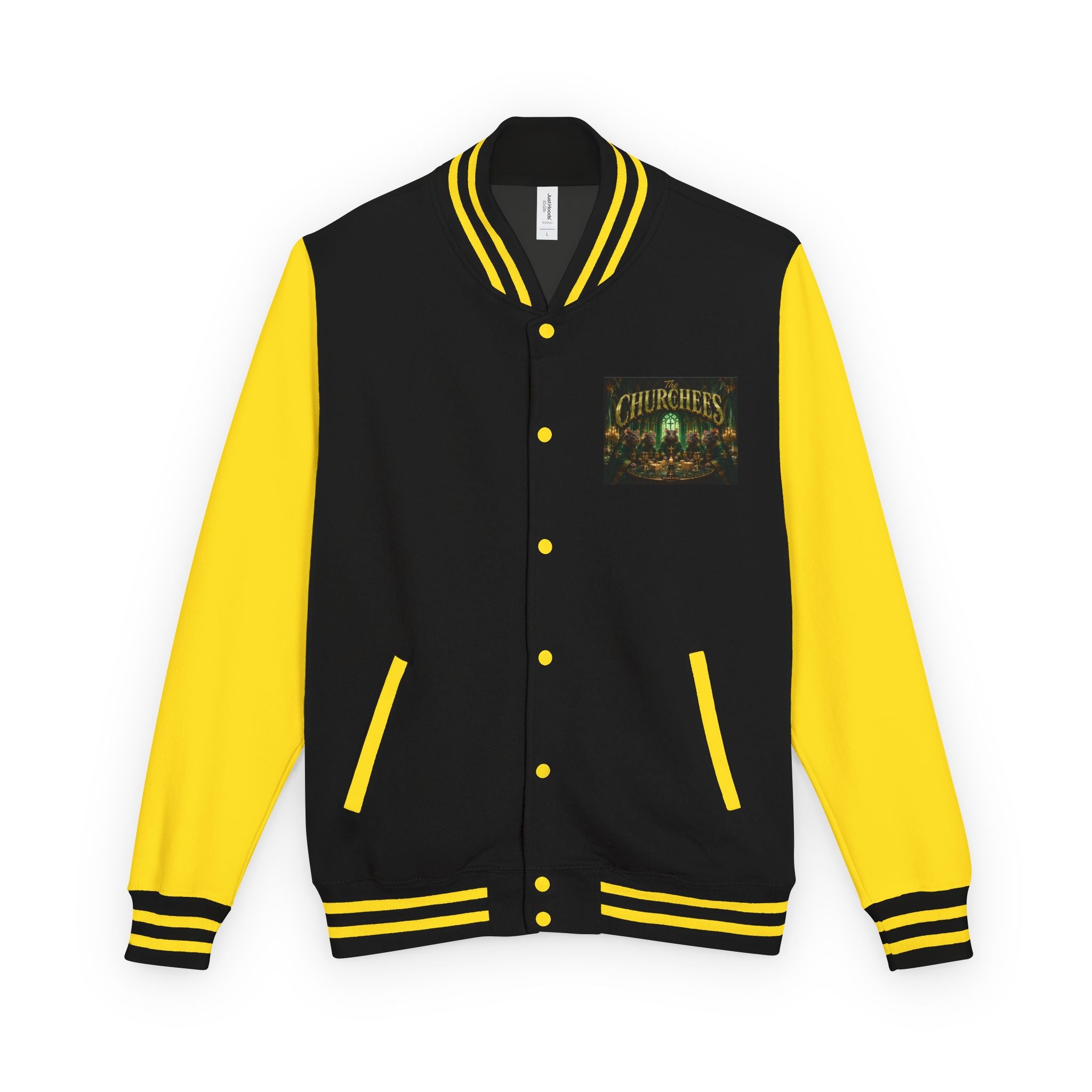 Letterman Jacket — The Churchers Band Logo Varsity Jacket