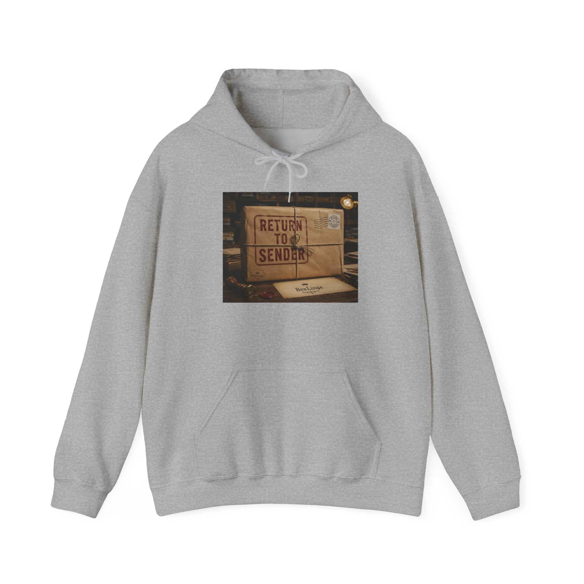 Return to Sender Hoodie – Vintage Postal Box Graphic