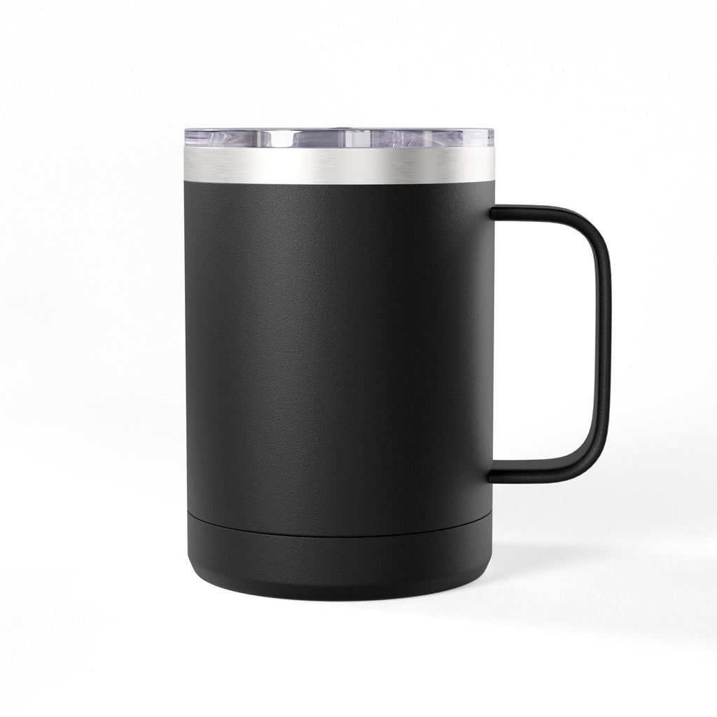 15oz Travel Mug — Purple Floral Anchor