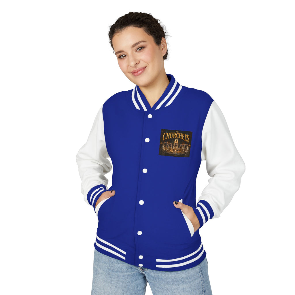 Letterman Jacket — 'The Churchees' Vintage Horror Band Varsity Jacket