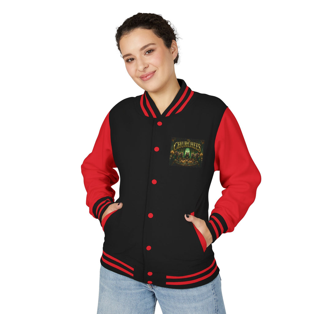 Letterman Jacket — The Churchers Band Logo Varsity Jacket