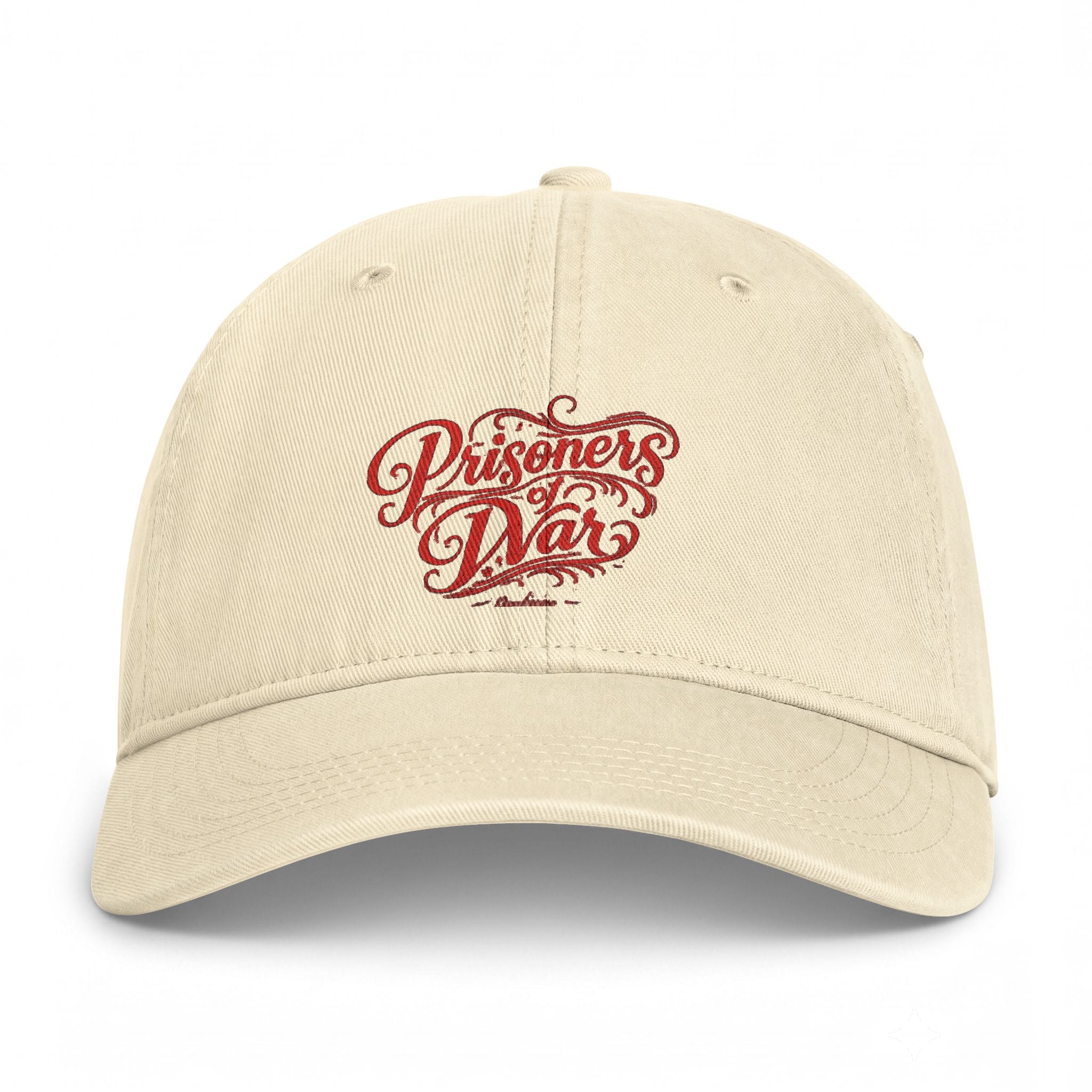 Washed Baseball Cap — "Endless Days" Coastal Retro Script Embroidered Hat