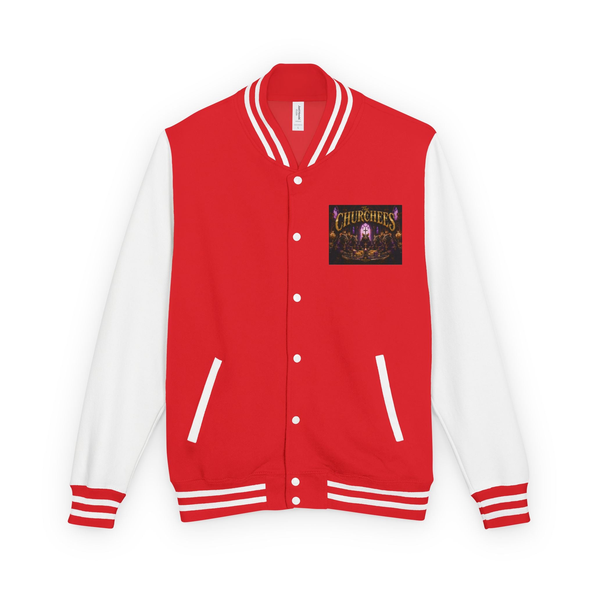 Letterman Jacket — The Churchees Gothic Band Varsity Jacket
