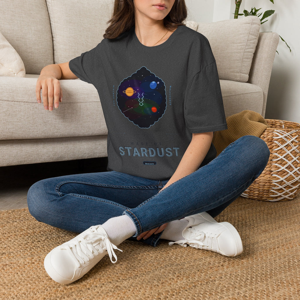 Galaxy Graphic T‑Shirt — 'Making Stardust' Cosmic Planet Tee