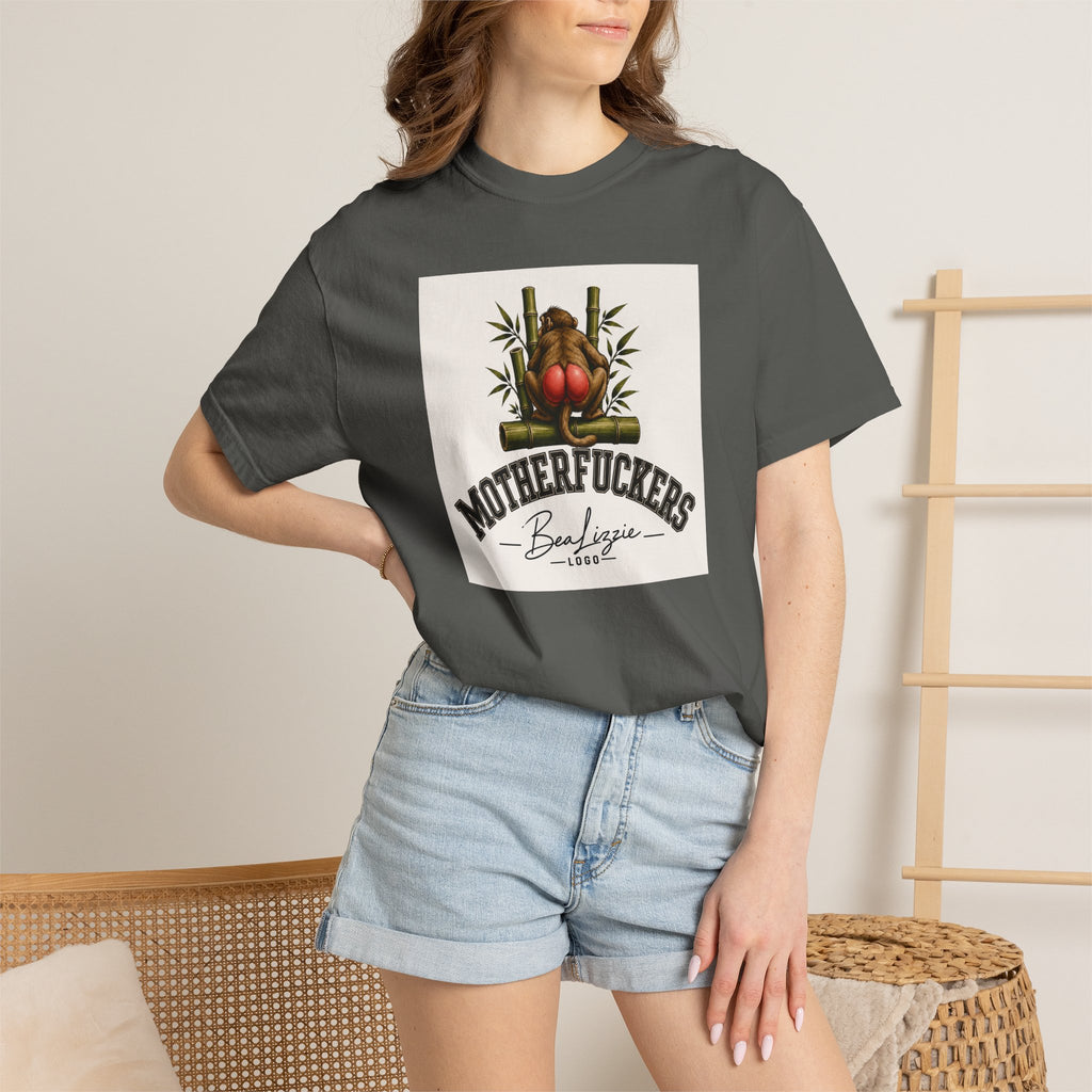 Motherfuckers Buddha Graphic T-Shirt — Retro Buddha & Bamboo Illustration Tee