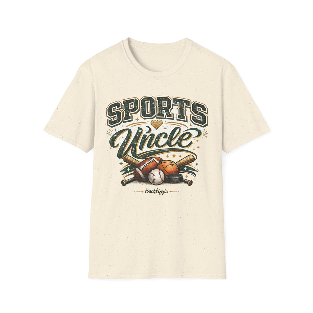 Sports Uncle T-Shirt — Vintage Athletic Design (Baseball, Football, Basketball)