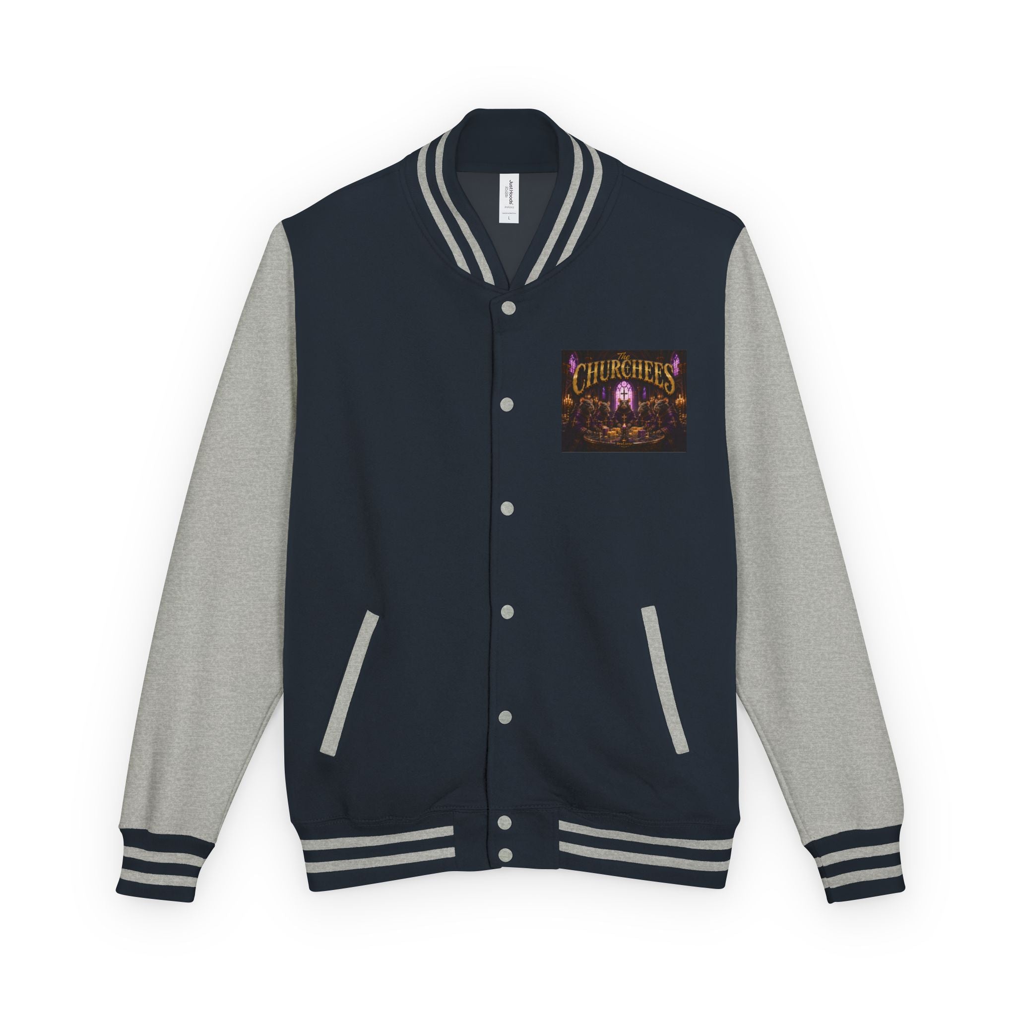 Letterman Jacket — The Churchees Gothic Band Varsity Jacket