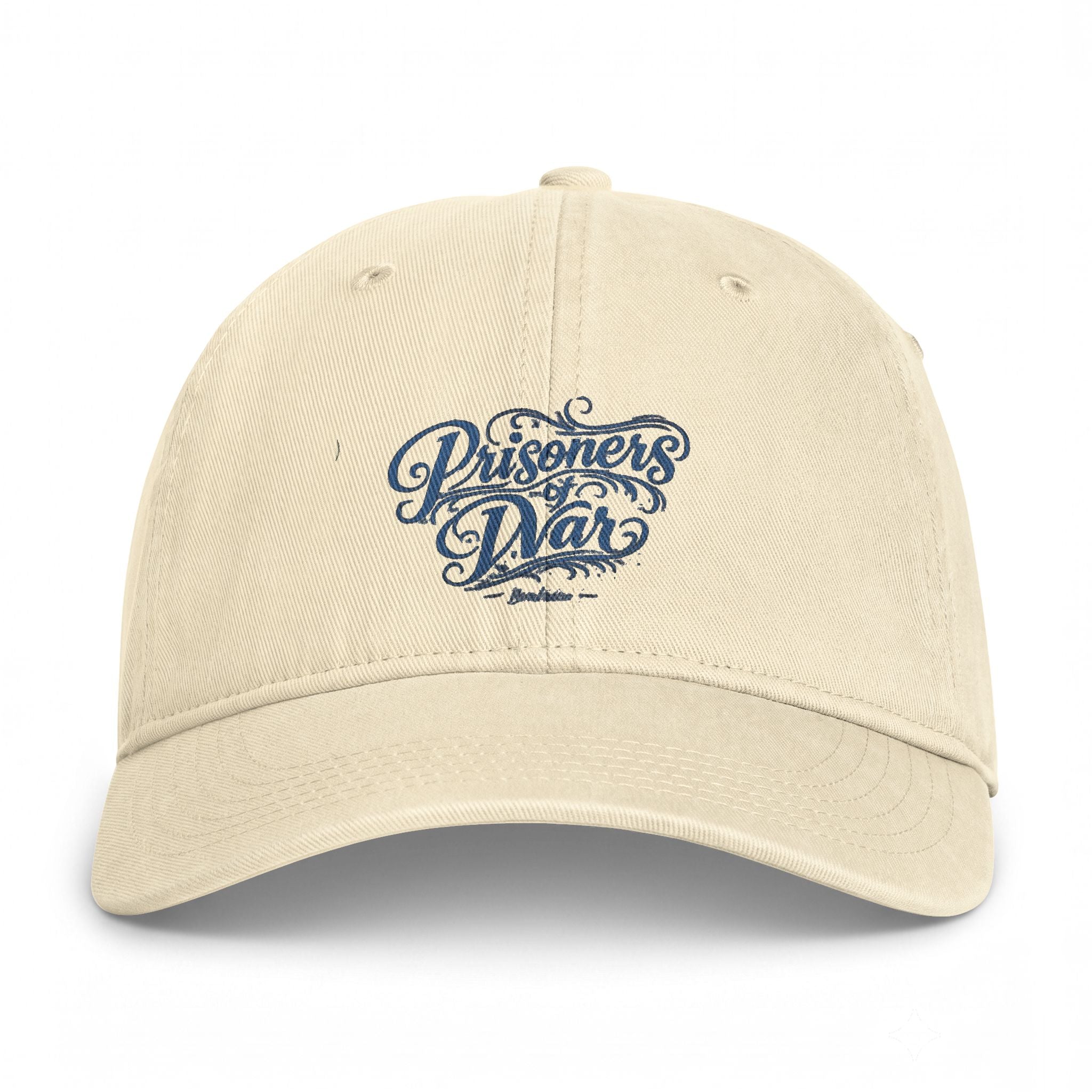 Washed Coastal Cap — Vintage 'Bathers Delight' Embroidered Baseball Hat