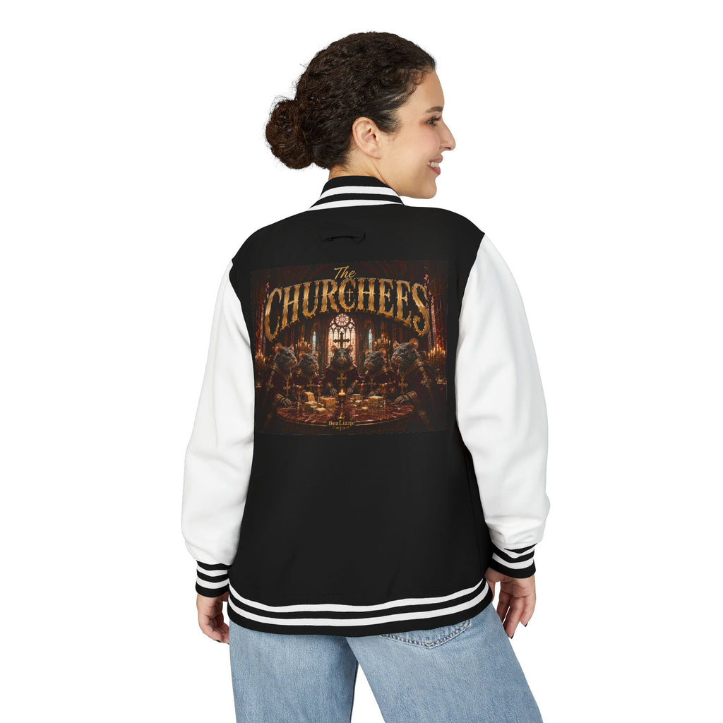 Letterman Jacket — The Churchees Vintage Band Logo Varsity Jacket