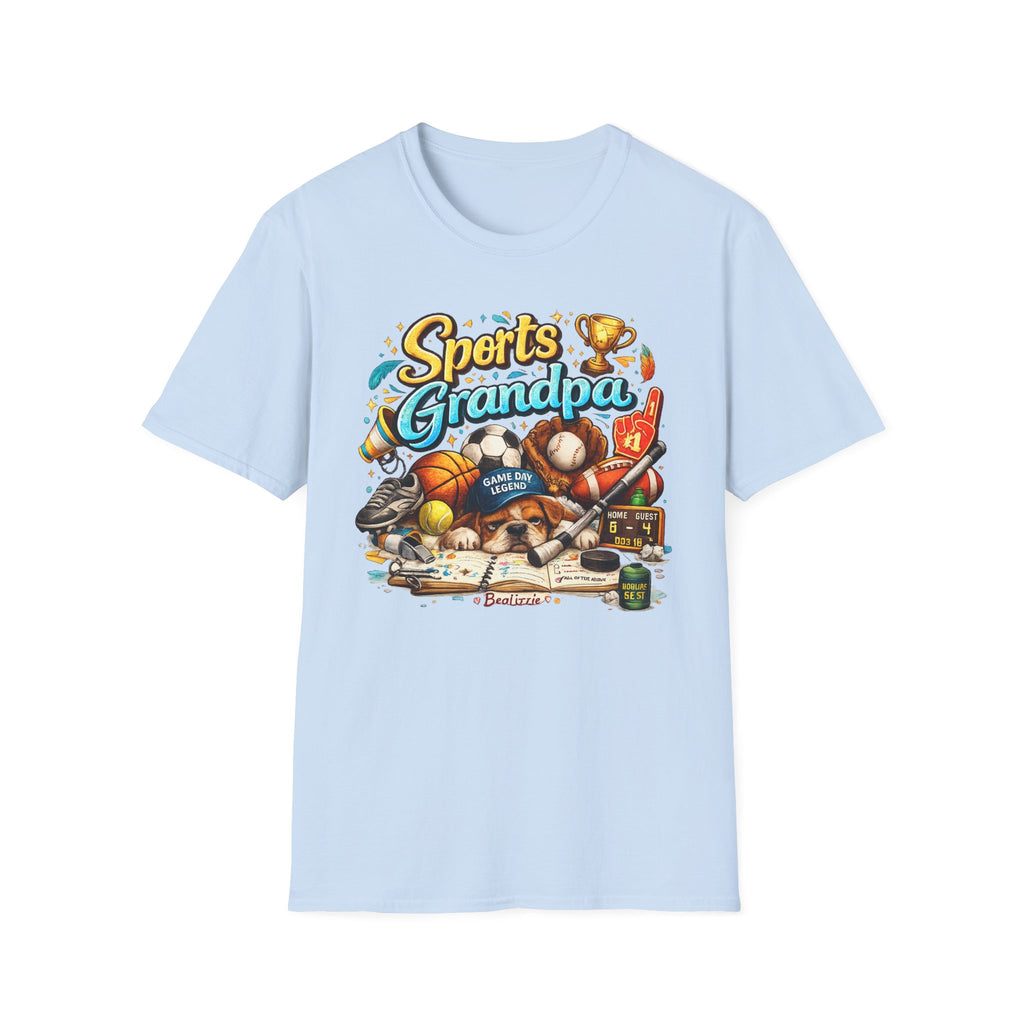 Sports Grandpa T-Shirt — Vintage Trophy & Game Day Legends Tee for Grandfathers