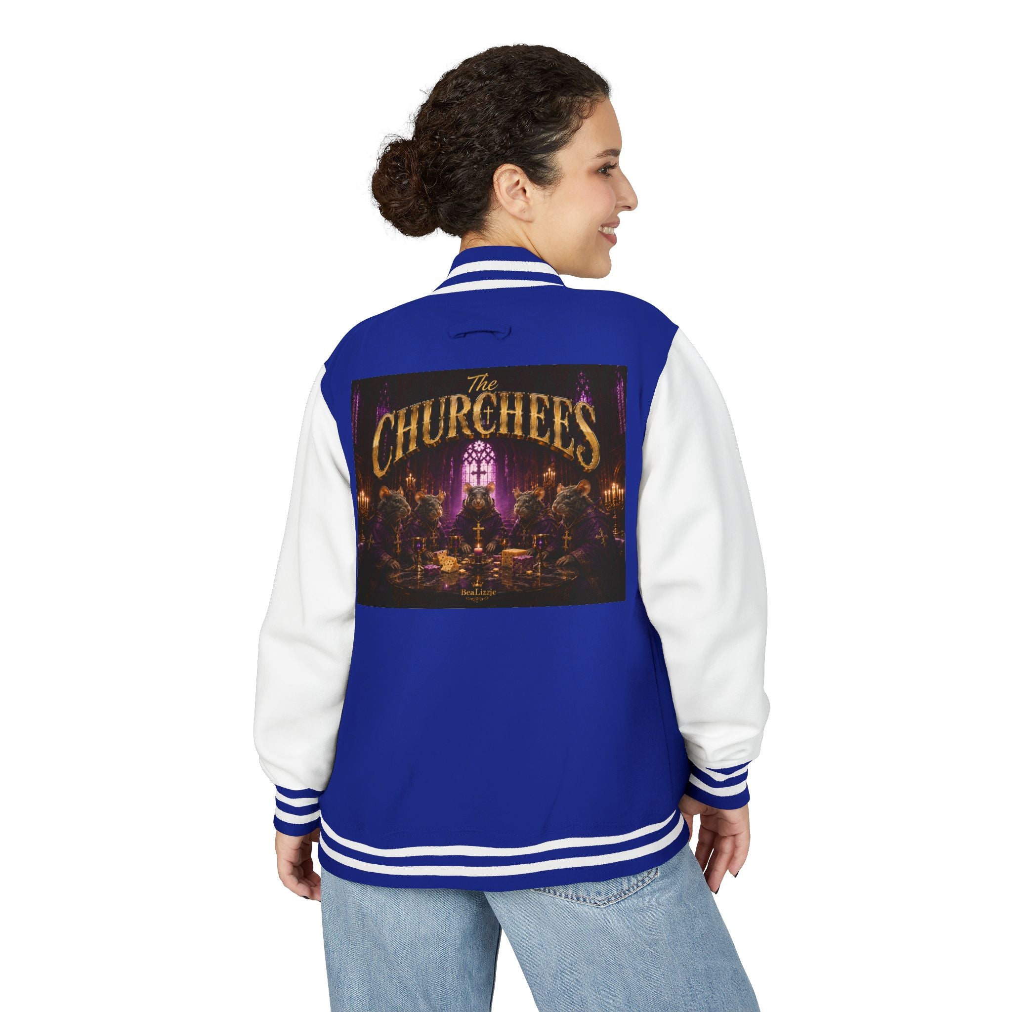 Letterman Jacket — The Churchchefs Band Logo Varsity Jacket