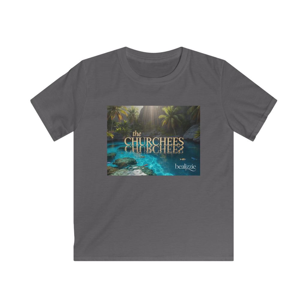 Kids Tee — Tropical 'The Churchees' Nature Graphic (Belize)