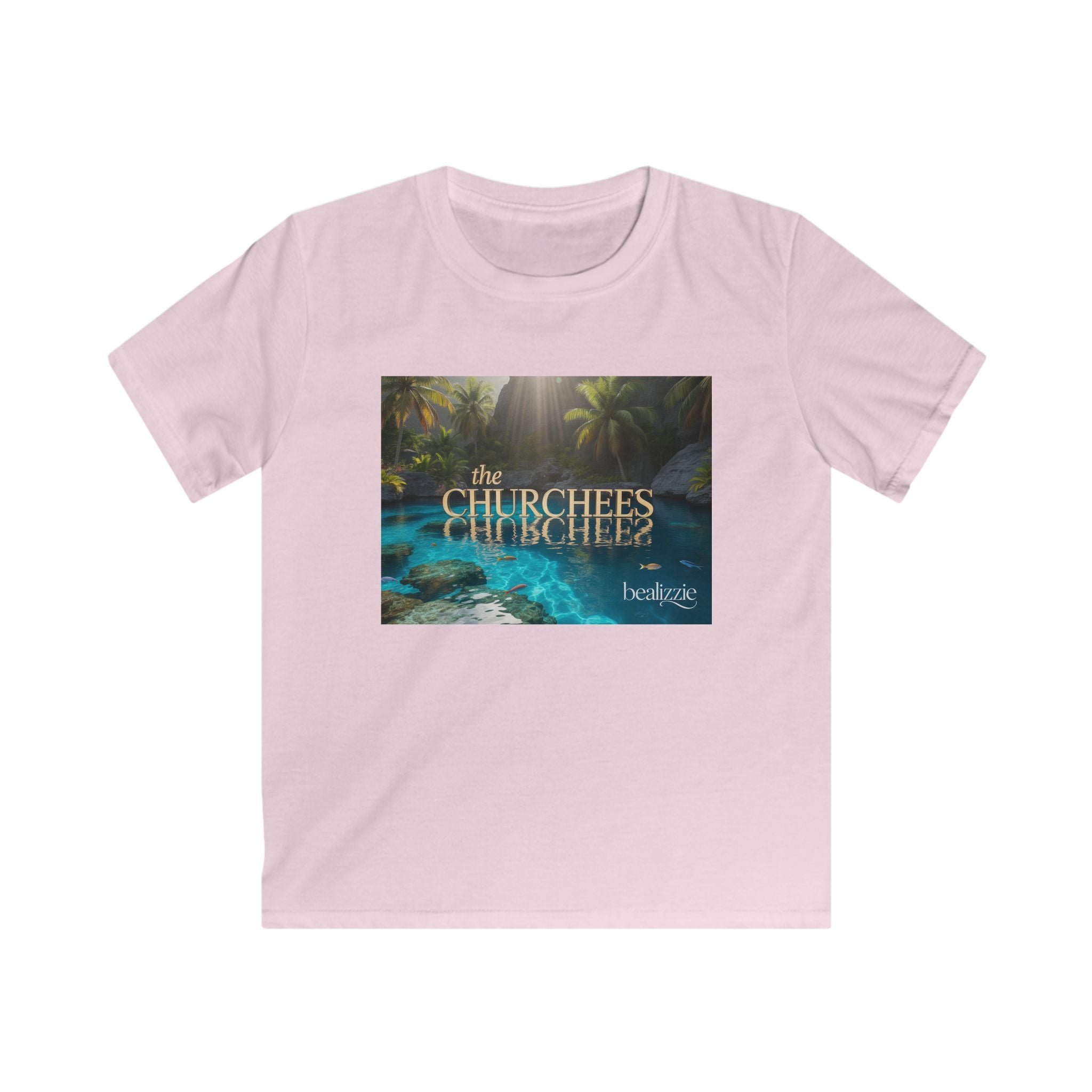 T-shirt Enfant — Motif tropical « The Churchees » Nature (Belize)