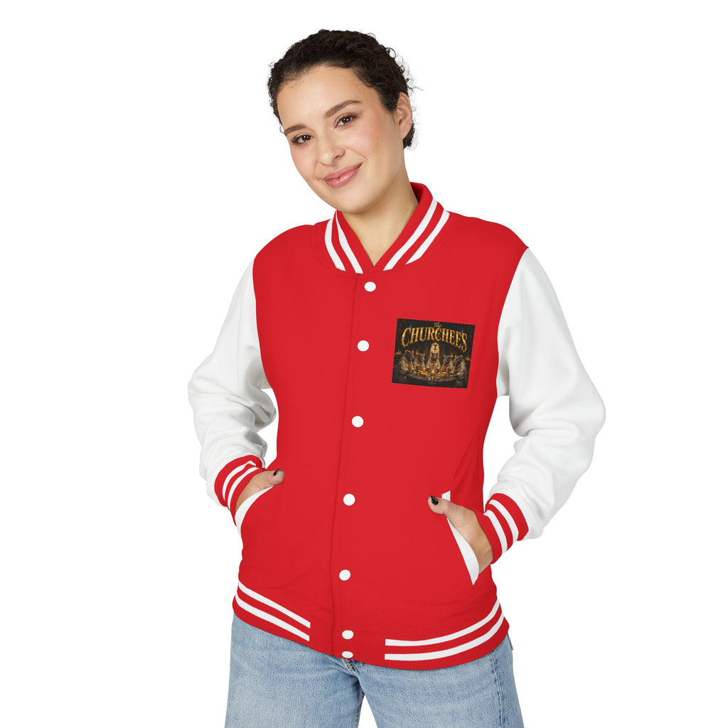 Letterman Jacket — 'The Churchees' Vintage Horror Band Varsity Jacket