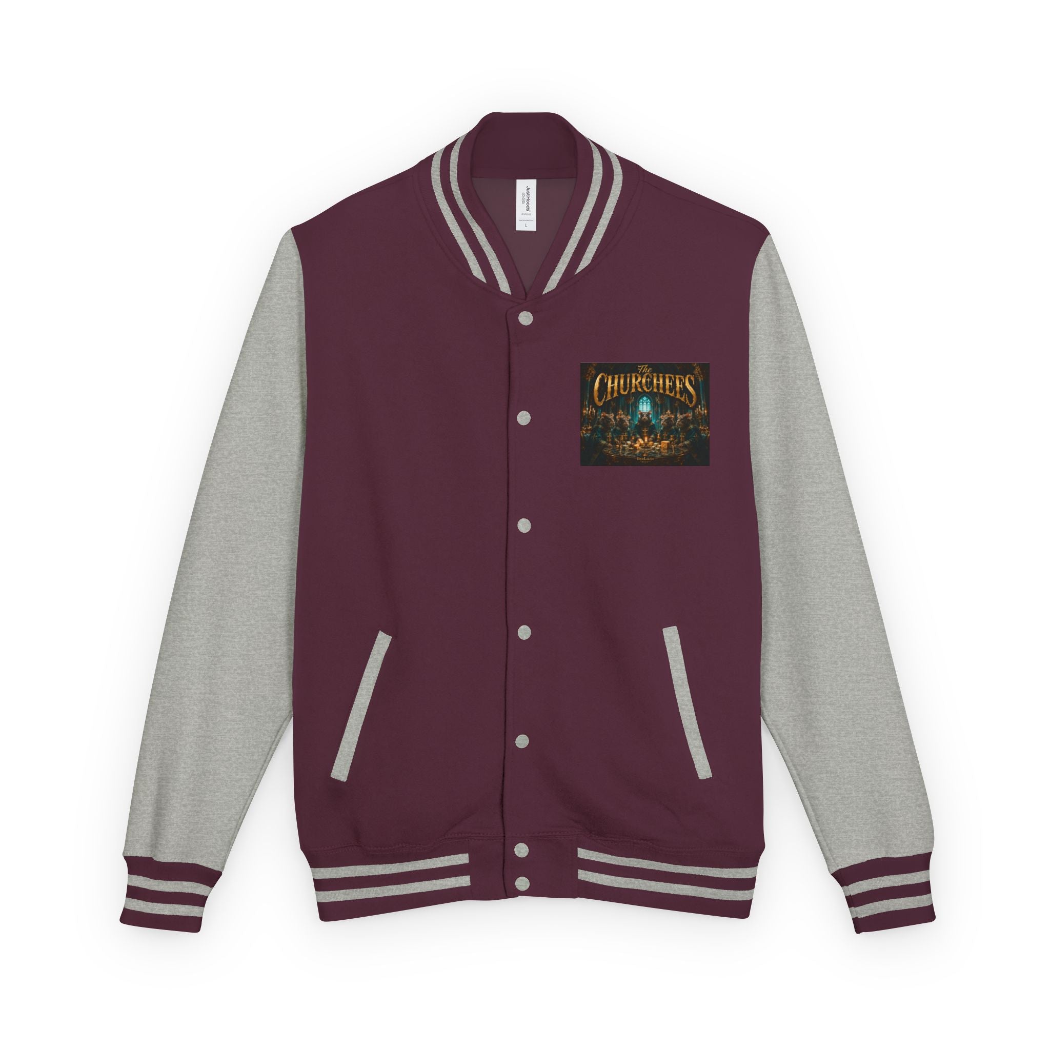 Letterman Jacket — "The Churchees" Retro Band Varsity Jacket