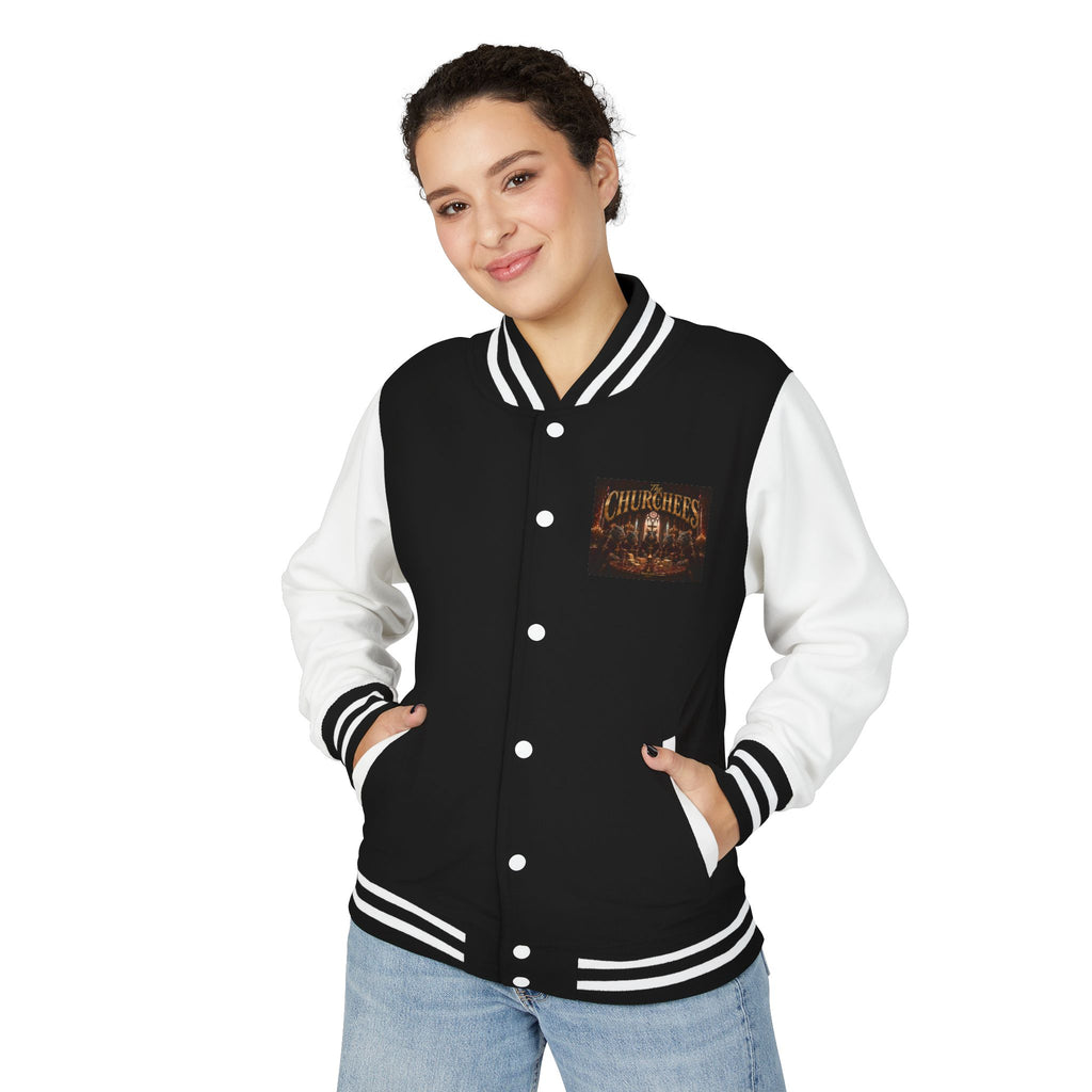 Letterman Jacket — The Churchees Vintage Band Logo Varsity Jacket