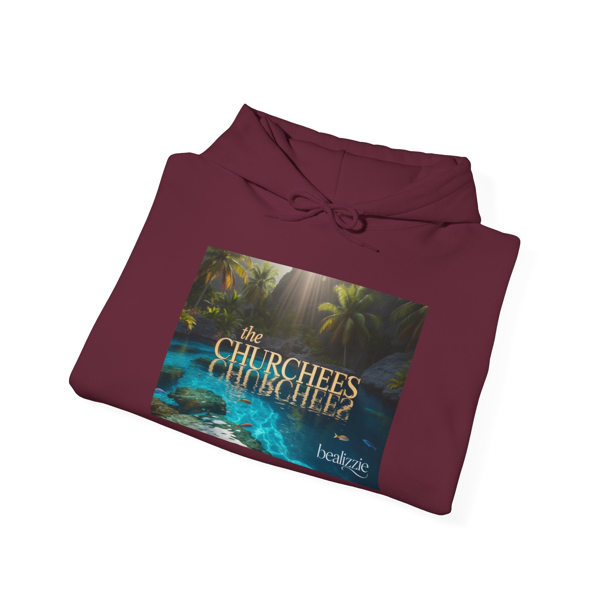 Hoodie — The Churchbees Tropical Night Graphic Hoodie
