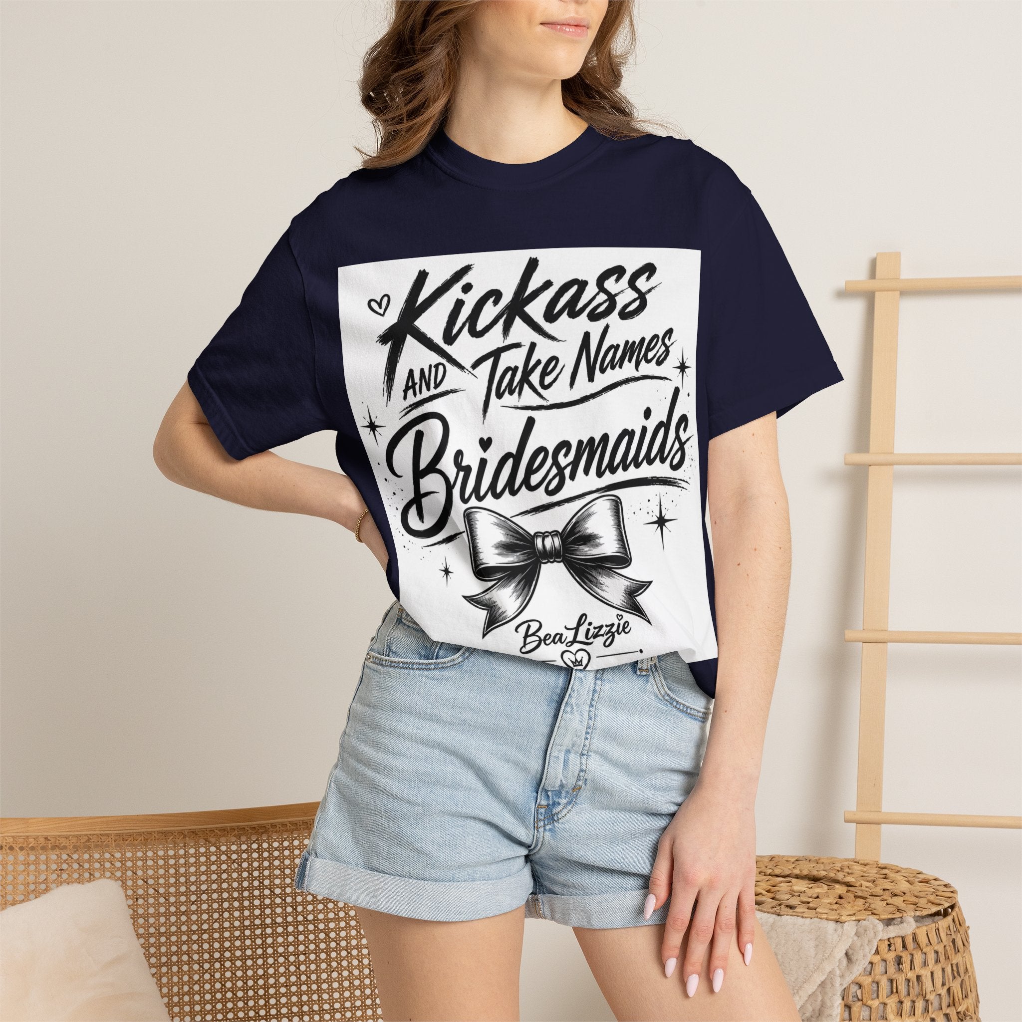 Bridesmaid T-Shirt - "Kickass and Take Names" Bridal Party Tee