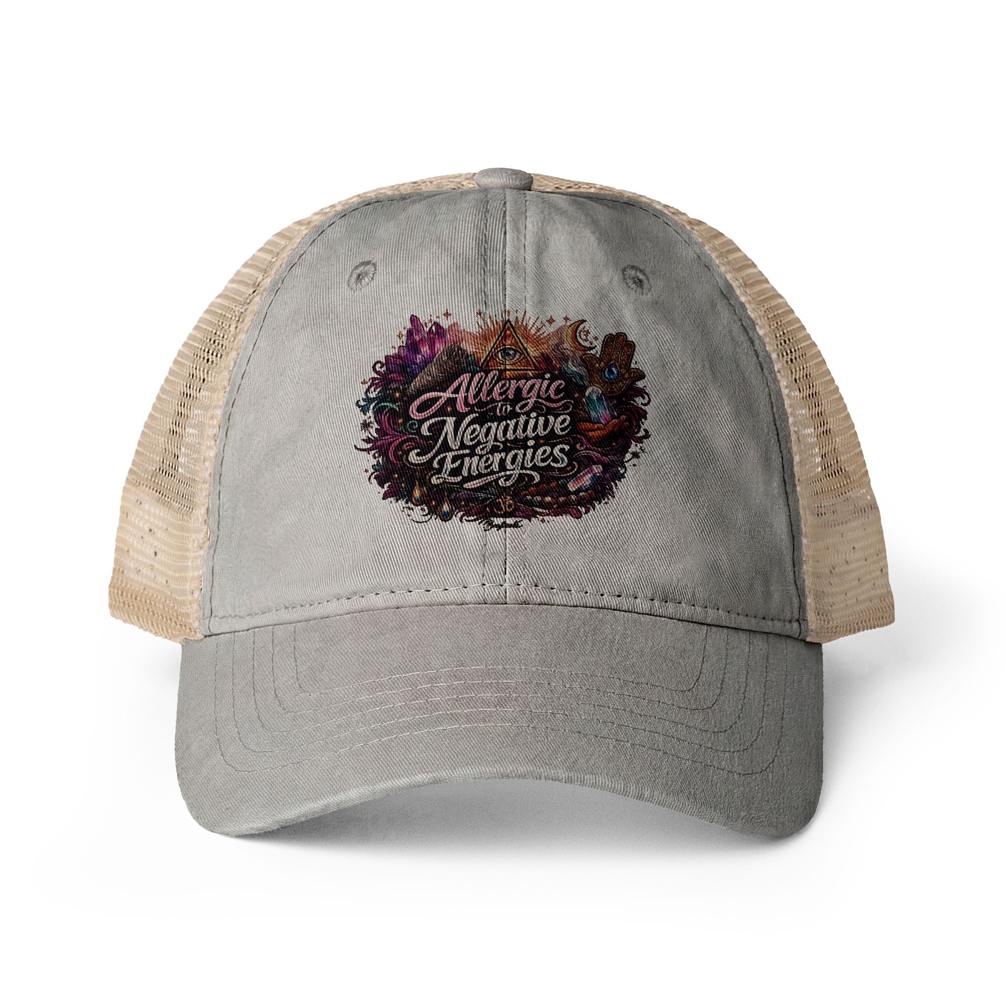 Women's Washed Mesh-Back Cap