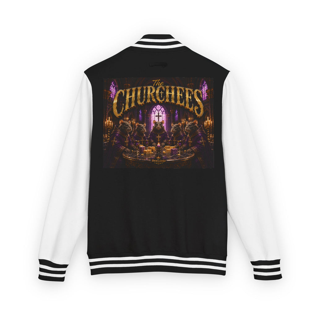 Letterman Jacket — The Churchees Gothic Band Varsity Jacket
