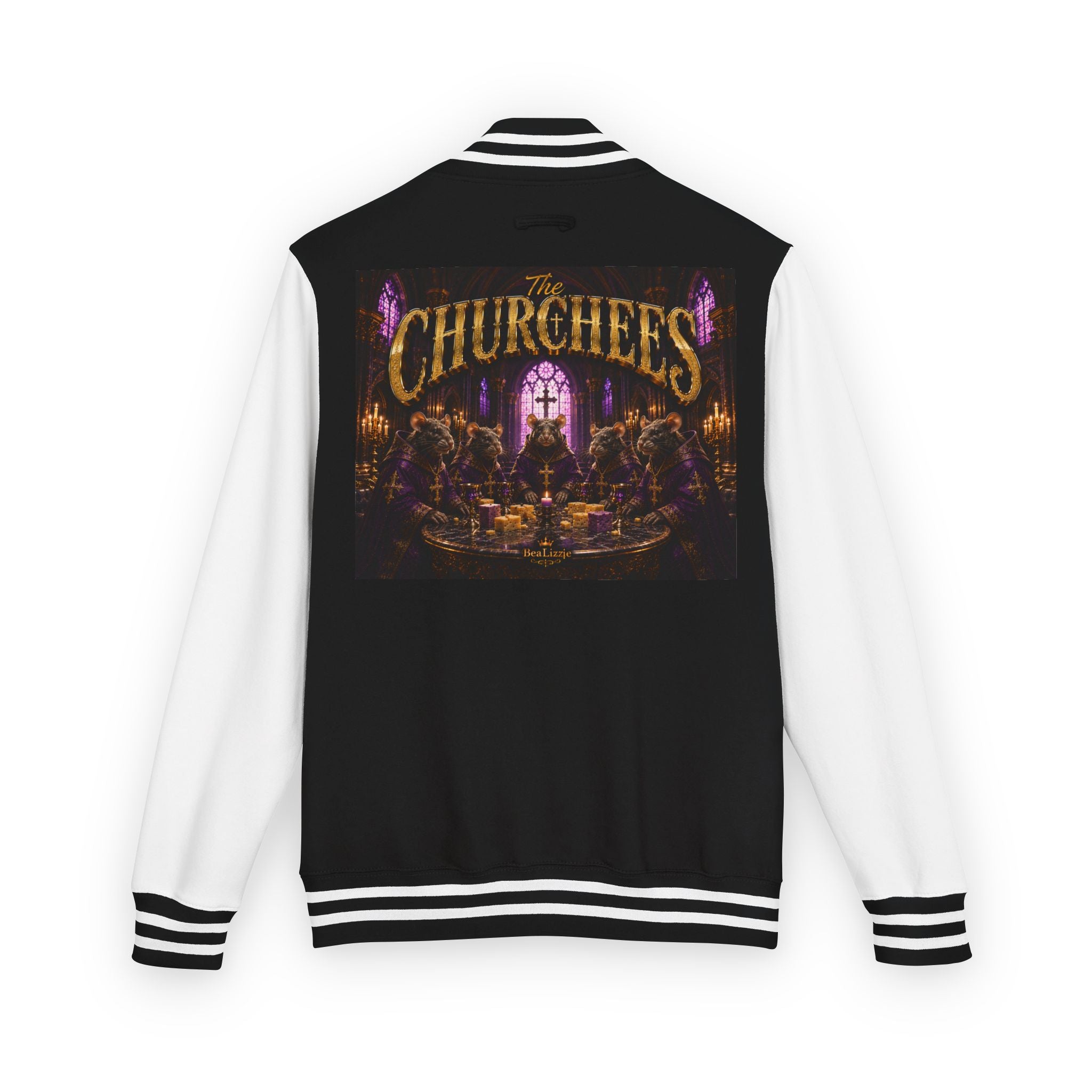 Letterman Jacket — The Churchees Gothic Band Varsity Jacket